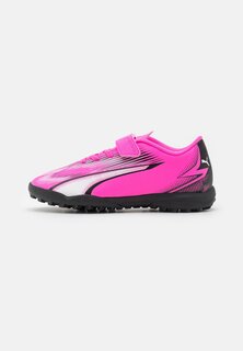 Футбольные бутсы с шипами Ultra Play Jr Unisex Puma, цвет poison pink/white/black