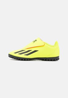 футбольные бутсы с шипами X Crazyfast Club Tf Unisex Adidas, цвет team solar yellow 2/core black/solar red