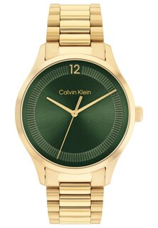 Часы Calvin Klein, золото/зеленые
