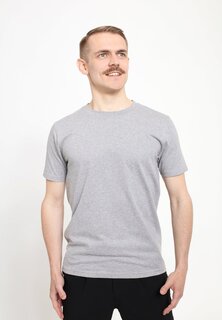 Базовая футболка Unisex Henry Tiger, цвет melange grey