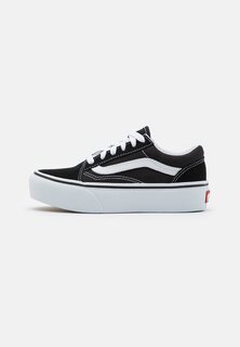 Низкие кроссовки Old Skool Platform Unisex Vans, цвет black/true white