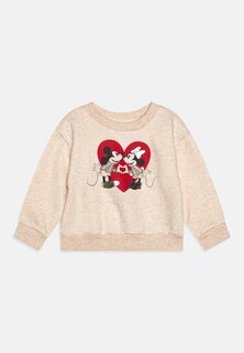 Толстовка Crew Toddler Girl GAP, цвет oatmeal heather