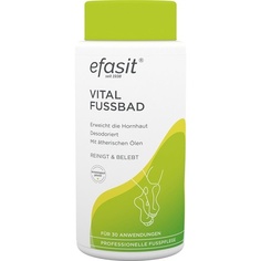 efasit Vital Foot Bath 400g - Базовая добавка для ванн с мозолями для ароматных, ухоженных и расслабленных ног - Смягчитель мозолей