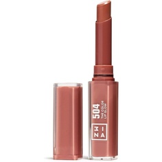 3INA Makeup The Color Lip Glow 504 Бальзам для губ Nude Taupe с маслом ши 1,60 г