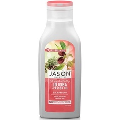 Jason&apos;s Натуральный шампунь с касторовым маслом жожоба 473 мл Jasons Natural