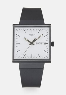 Часы What If Unisex Swatch, черный