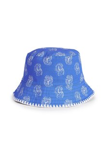 Шапка Printed Bucket Hat Next, цвет blue white