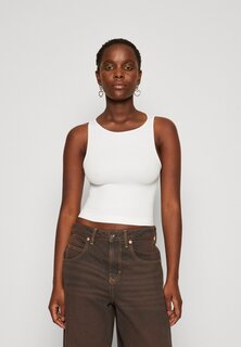 Топ Slash Neck Tank BDG Urban Outfitters, белый