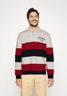 Поло Stripe Prep Rugby Tommy Hilfiger, цвет wheathered white/multi-coloured