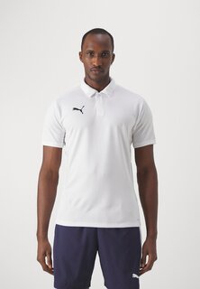 Поло Teamgoal Puma, цвет white/black/feather gray