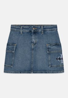 Джинсовая юбка Skirt Calvin Klein Jeans, цвет authentic mid blue
