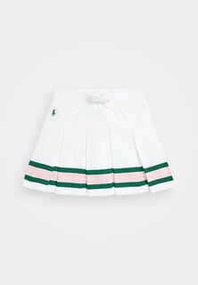 Мини-юбка Pleatskirt Polo Ralph Lauren, цвет white/multi-coloured