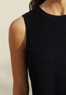 Длинное платье Sleeveless Crew Neck Tiered Standard Next, цвет pitch black