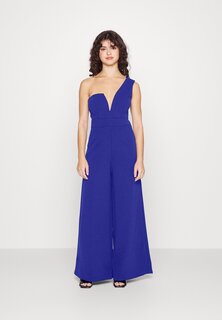 Комбинезон Petite Fleur One Shoulder WAL G, цвет electric blue