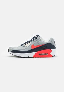 Низкие кроссовки Nike Air Max 90 Ltr (Gs) Nike, цвет light smoke grey/bright crimson/dark obsidian