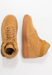 Высокие кроссовки Air Force 1 Nike, цвет wheat/light brown