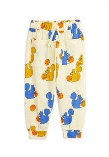 Спортивные брюки Squirrels Trousers Unisex Mini Rodini, цвет beige/yellow/blue