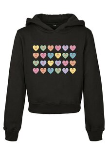 Толстовка Sweet Heart Candy Cropped Mister Tee, черный