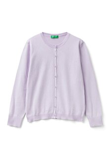 Кардиган United Colors of Benetton, фиолетовый