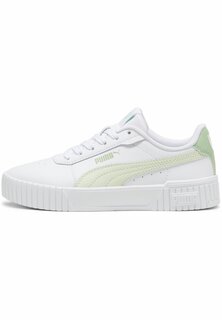 Низкие кроссовки Carina 2.0 Puma, цвет white green illusion pure green