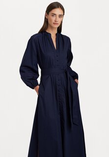 Летнее платье Carelle Long Sleeve Day Dress Lauren Ralph Lauren, цвет refined navy