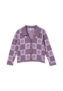 Кардиган Gina Cotton On, цвет dusk purple yin yang checkerboard