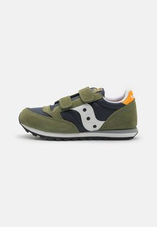 Низкие кроссовки Jazz Double Saucony, цвет olive/navy/gold