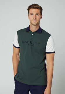 Рубашка-поло Heritage Multi Hackett London, цвет dark green