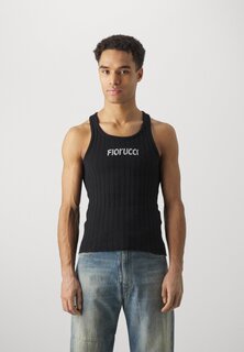 Топ Mens Heritage Logo Vest Fiorucci, черный