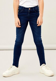 Джинсы Skinny Fit Nkfpolly Pant Name it, цвет dark blue denim