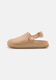 Тапочки Calm Mule Nike, цвет hemp