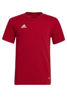 Базовая футболка Entrada Adidas, цвет team power red