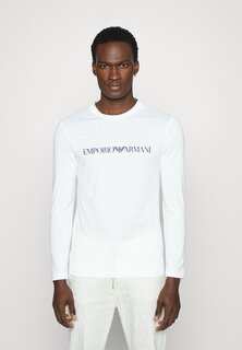 Футболка с длинным рукавом Emporio Armani, белая