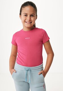 Базовая футболка Short Sleeve With Chest Print Mexx, цвет warm pink