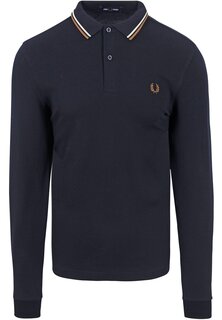 Футболка с длинным рукавом Fred Perry, темно-синяя