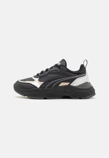 Низкие кроссовки Cassia Metallic Shine Puma, цвет black/silver/gold