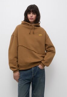 Толстовка Lee Embroidery PULL&amp;BEAR, коричневый