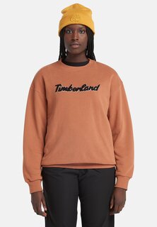 Толстовка Logo Texture Crew Timberland, цвет argan oil