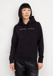 Толстовка Linear Hoodie Tommy Jeans, черный