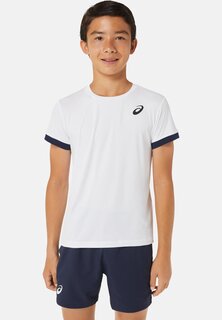 Спортивная футболка Tennis Ss ASICS, цвет brilliant white/midnight