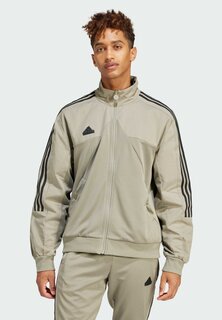 Спортивная куртка Tiro Mix Track adidas Sportswear, цвет silver pebble
