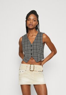 Жилет Onlamaja Vest ONLY, цвет medium grey melange/black