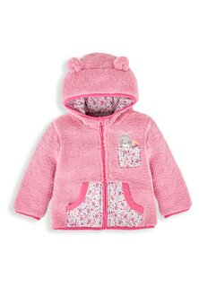 Флисовая куртка Mouse Appliqué Pocket Borg Hoodie JoJo Maman Bébé, розовый