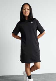 Платье из джерси Nike, черное/белое