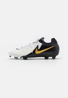 Футбольные бутсы с шипами Phantom Gx Ii Pro Fg Nike, цвет white/black/metallic gold/coin