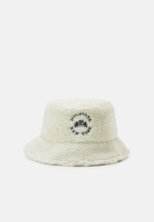 Шапка Check Bucket Hat Unisex Tommy Hilfiger, цвет ancient white