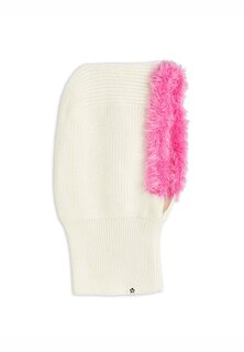 Шапка-бини Fuzzy Balaclava Unisex Mini Rodini, белый