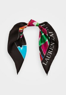 Шарф Evelin Florl Scarf Square Lauren Ralph Lauren, черный