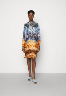 Летнее платье Dress Emily van den Bergh, цвет cognac navy