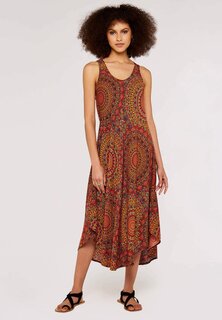 Платье летнее Moroccan Mandala Apricot, красный